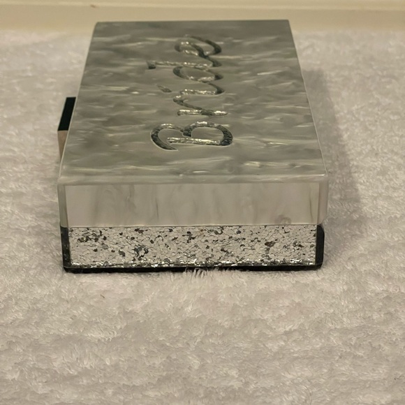 Bridal Acrylic Clutch with Chain Option - Roomy - NWOT * - Picture 2 of 16